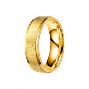 Alianza acero Shiny Gold 6 mm 316L