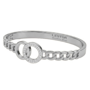 Brazalete Acero 316L, Circulos asim, W-Epoxi