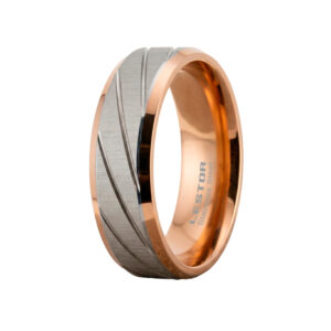 Anillo Acero Élite Rose/gold