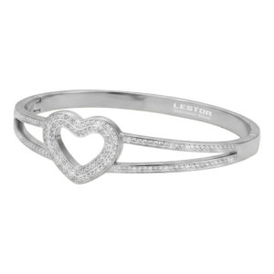 Brazalete Acero 316L, Corazón, W-Epoxi