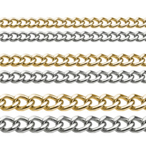Collar Barbada Curb acero 316L